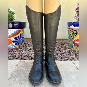 Girls Equestrian English riding boots size 34 size 3 US